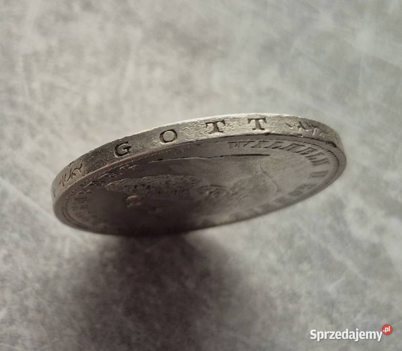 5 NIEMCY WIRTEMBERGIA srebro 5 Marek 1900 r F Wola Kruszyńska