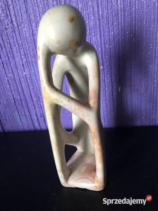 Myśliciel figurka statuetka z kamienia mydlanego Inowrocław