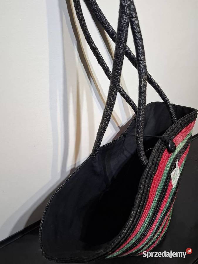 Duża torba plażowa targowa pleciona Kraków sprzedam