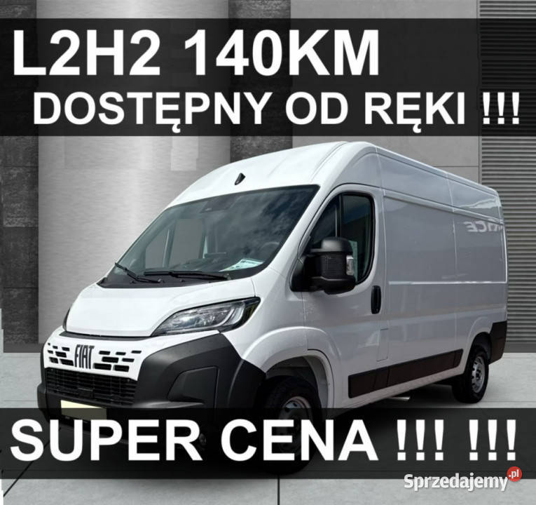 Fiat Ducato L2H2 140 Super Niska Dostępny ręki centralny zamek Fiat zachodniopomorskie Szczecinek