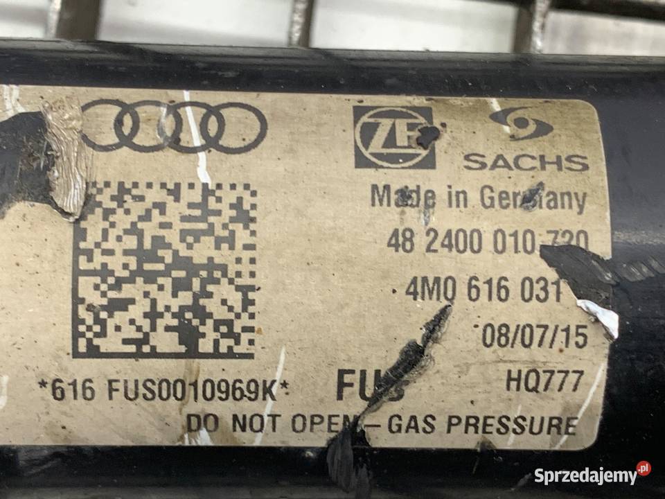 AMORTYZATOR PRAWY TYŁ AUDI Q7 4M SUV 4M0616031 osobowe Amortyzatory