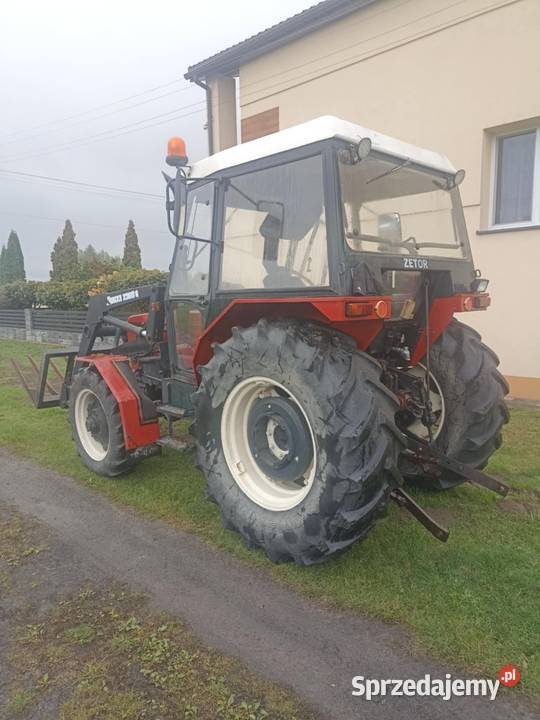 Zetor 7245 z ładowacze i osprzętem Gąski