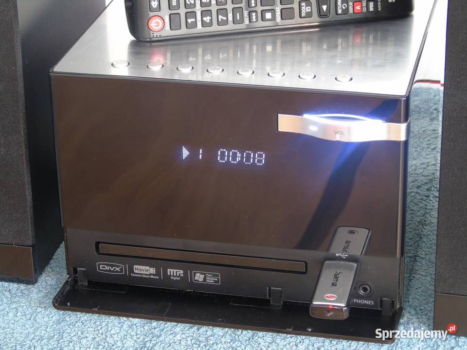 Wieża Samsung pilot USB mp3 CD RDS AUX kol podkarpackie