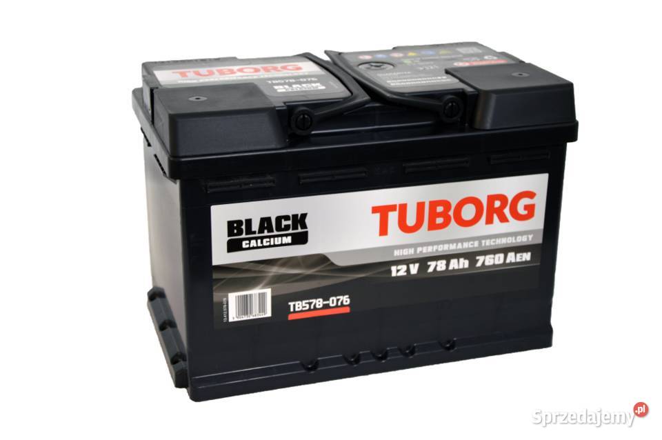 Akumulator Tuborg Black 12V 78Ah 760A Motoryzacja Olsztyn