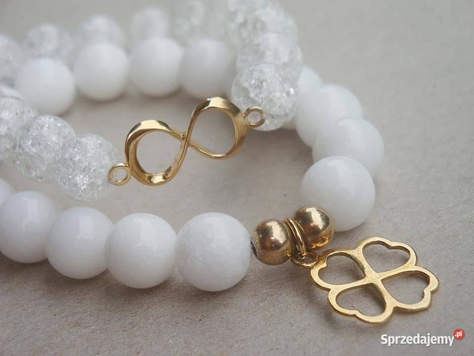 Bransoletki z Kryształu górskiego i Agatu Kielce