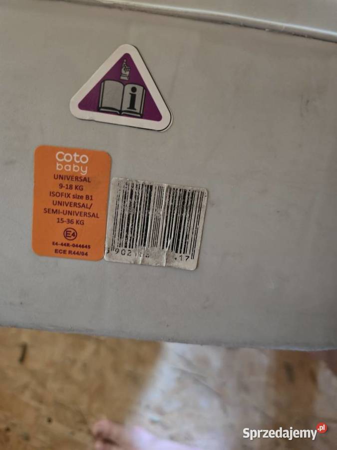 Fotelik samochodowy Poznań sprzedam