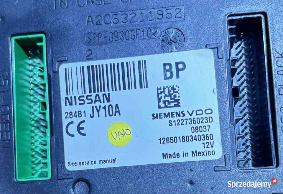 RENAULT KOLEOS MODUŁ STEROWNIK 284B1JY10A terenowe Radom