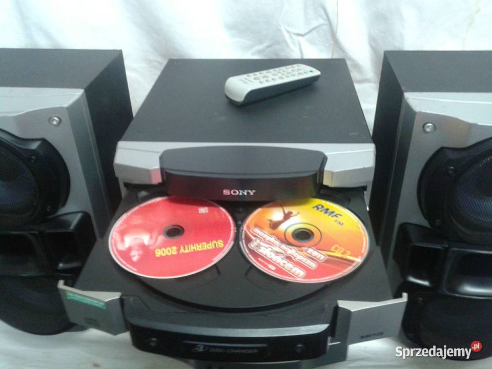 wieża SONY 3xCD 2xkaseta radio RDS pilot Ostrowiec Świętokrzyski sprzedam