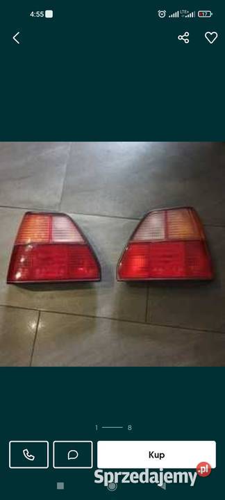 Lampy samochodowe przednie i tylne Pisz Rok produkcji 2000 Stare Kurowo