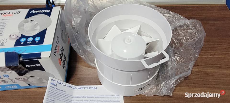 Wentylator kanałowy WKA 125 Turbo AWENTA Sosnowiec