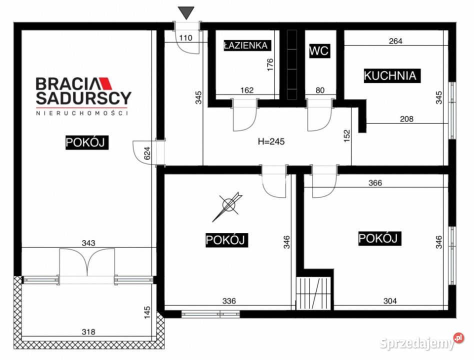 Mieszkanie Kraków Jana Kurczaba 685m2 3 pokoje sprzedam