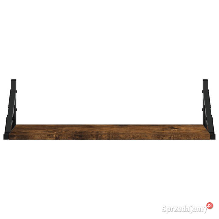 Półki ścienne 2 przydymiony dąb 60x15x155 Warszawa