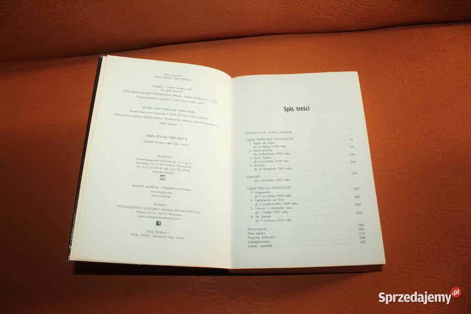 Andrew Hodges Alan Turing Enigma miękka Poradniki, albumy i reportaże Chorzów