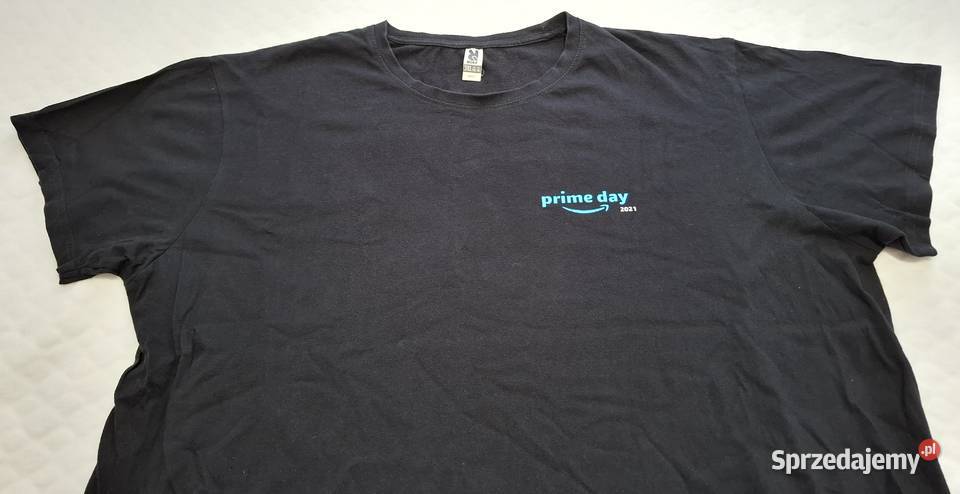 Koszulka krótki rękaw Tshirt czarna Amazon Prime Czeladź sprzedam