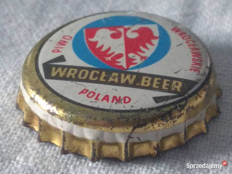 Stary kapsel Piwo Wrocławskie Wrocław Beer Made Warszawa