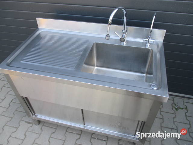 Zlew Gastronomiczny 1 Komorowy Drzwi Suwane Ostrów Wielkopolski