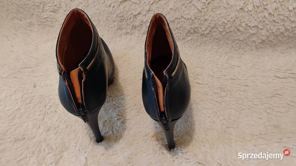 botki na platformie skórzane damskie kujawsko-pomorskie Grudziądz