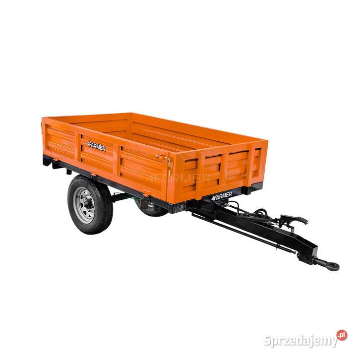 Przyczepa rolnicza jednoosiowa 15T z kiprem