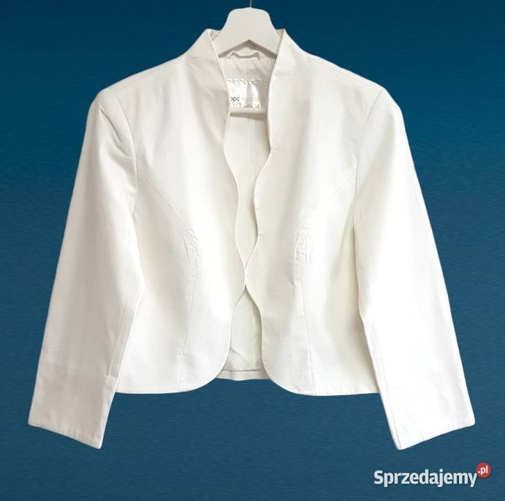 Damska elegancka bawełniana biała Marynarki i żakiety Chrzanów