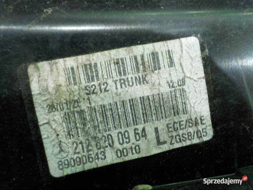 MERCEDES E W212 LIFT I 21 CDI 11r KOMBI lampa osobowe Suków