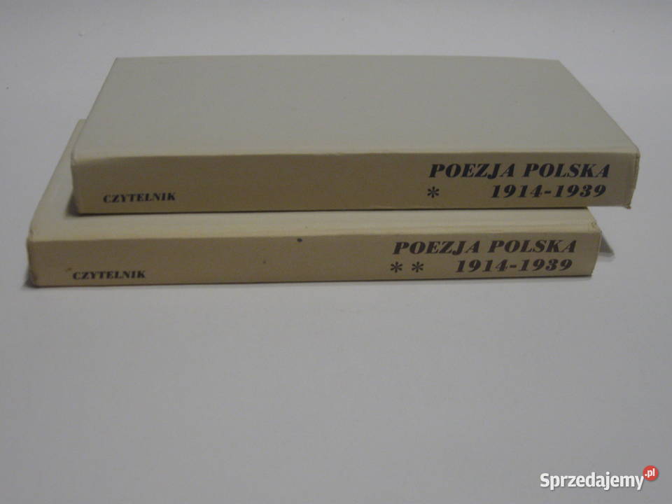 Poezja polska 1914 1939 Antologia 2 tomy Białystok