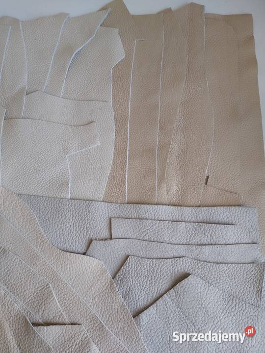 Skóra 725 g Licowa Włoska średnie i małe kawałki Gdańsk sprzedam