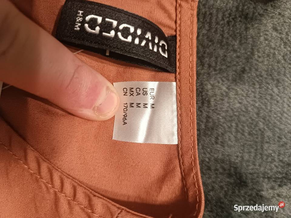 Nowa bluzka HM M brzoskwiniowa bufiaste rękawy Katowice
