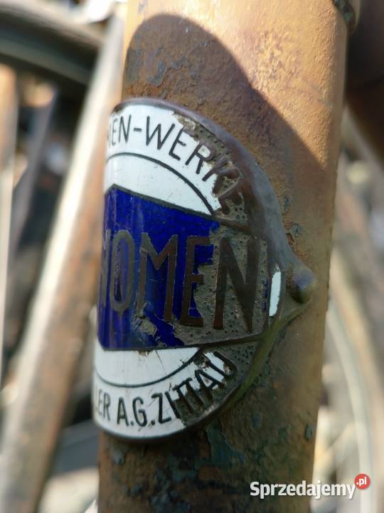 Rowerowy szyld Phanomen przedwojenny Jarosław