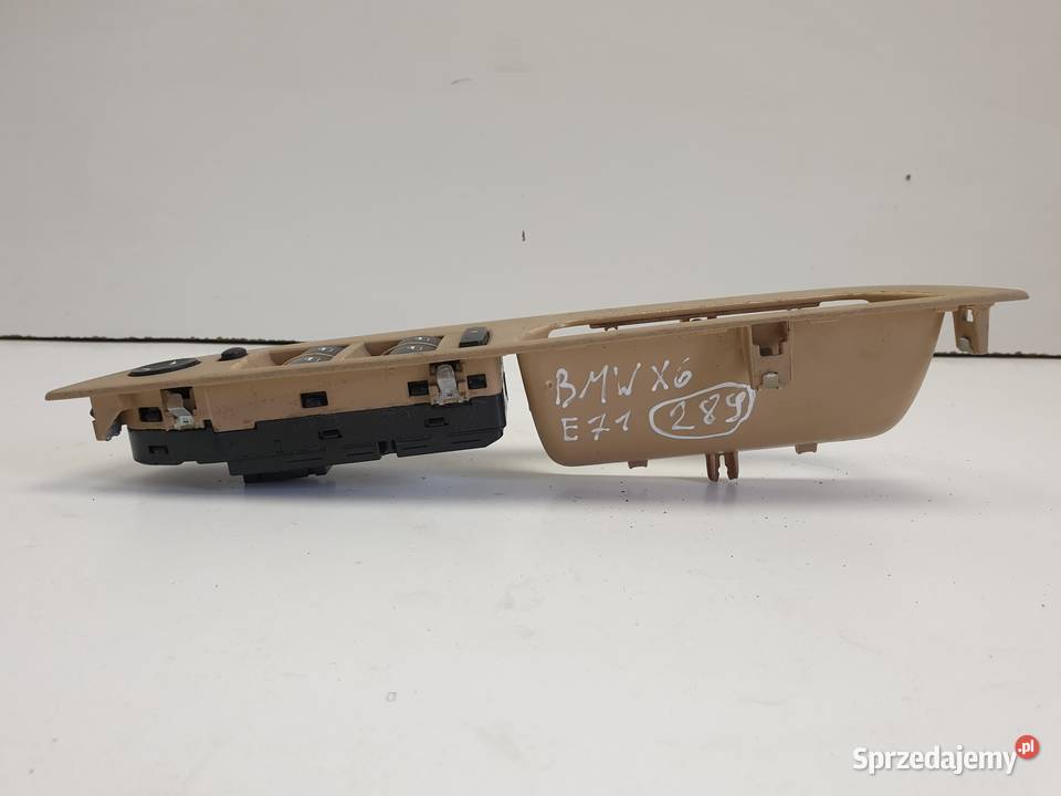 BMW X6 E71 LEWY PANEL SZYB Przełącznik 7137137 Panele sterowania, przełączniki Części samochodowe Janów