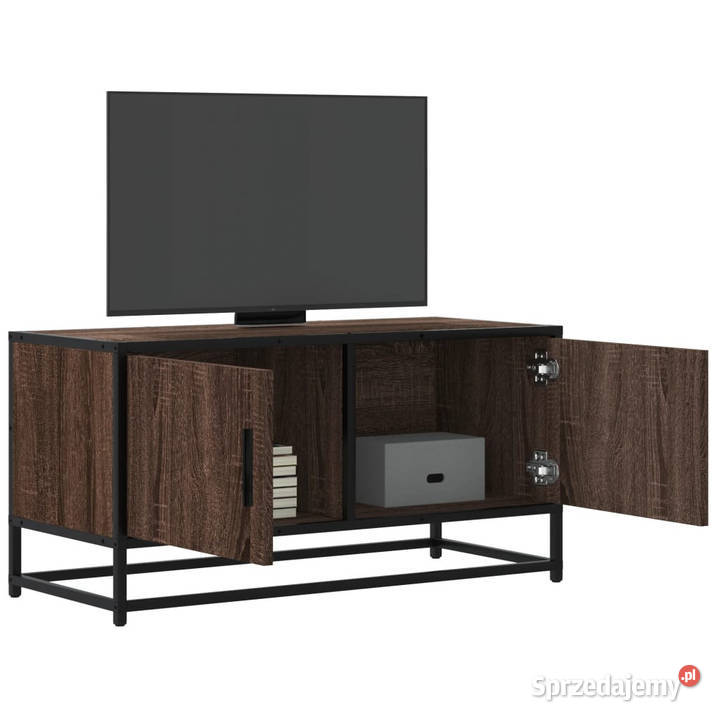 Szafka pod telewizor brązowy dąb 80x345x40 Szafki Warszawa
