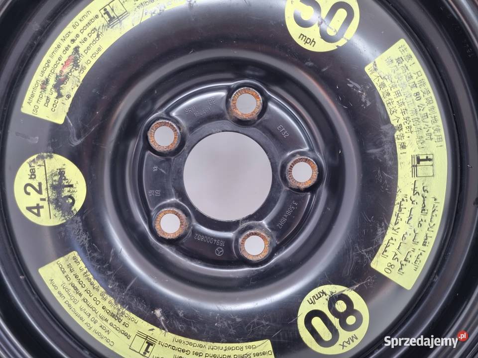 KOŁO DOJAZDOWE Mercedes W169 W245 dojazdówka Chełm