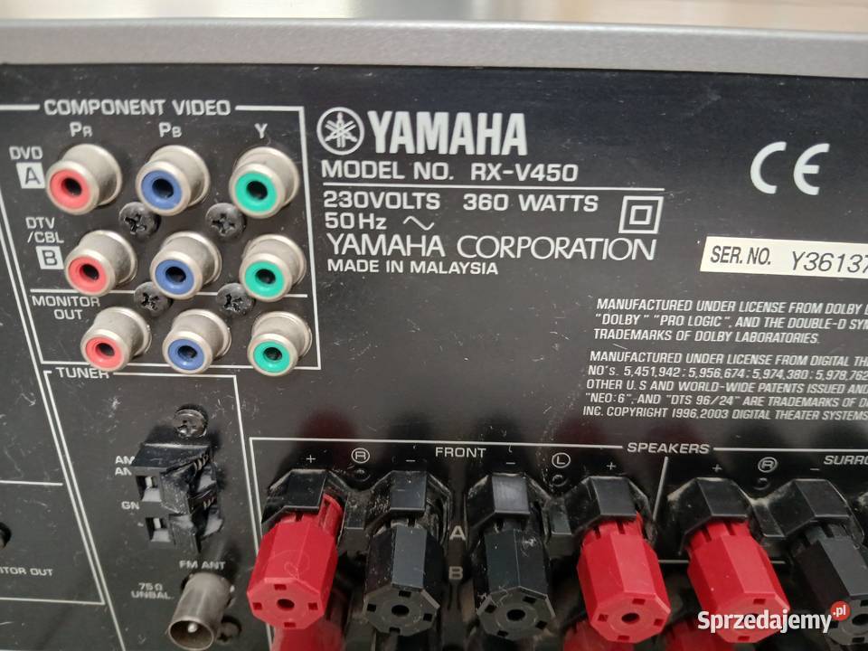 Amplituner Yamaha RXV450 Chorzów