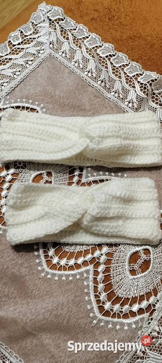 Zestaw dwóch szydełkowych opasek Mama i Córka Częstochowa