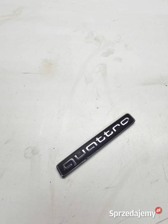ZNACZEK EMBLEMAT QUATTRO AUDI A3 A4 A5 A6 A7 Przystajń sprzedam