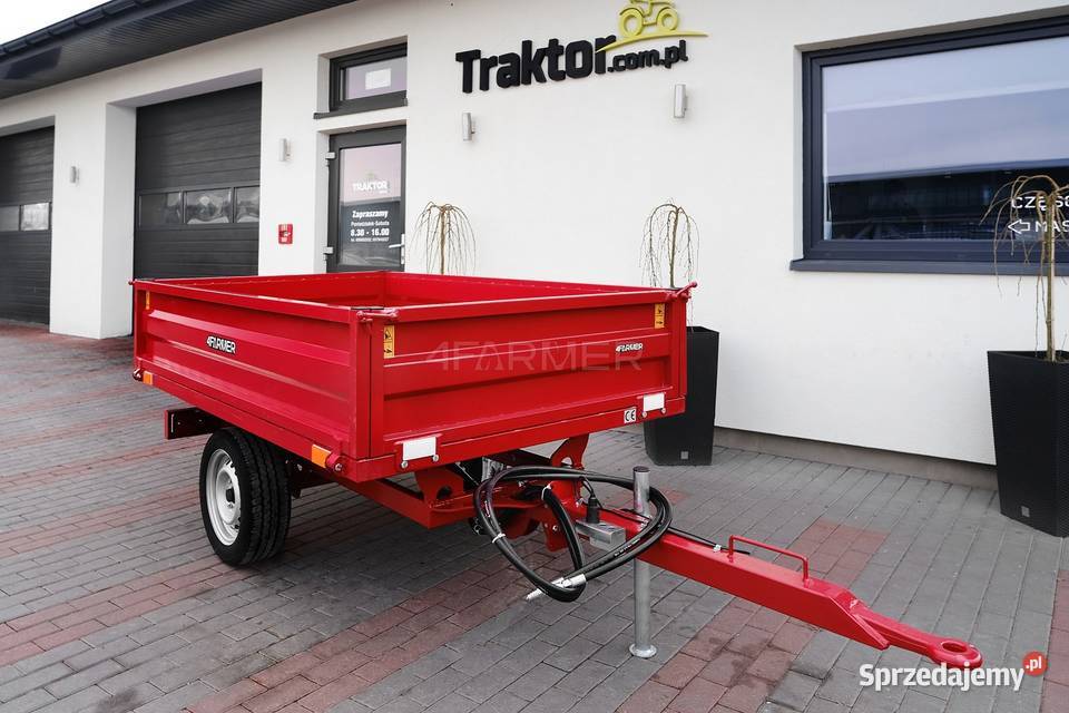 Przyczepa rolnicza jednoosiowa 15T z kiprem podkarpackie Tajęcina