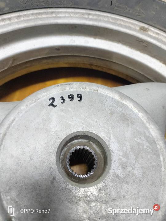 Tylne koło 12 cal 19 frezów skuter 4T Łubno