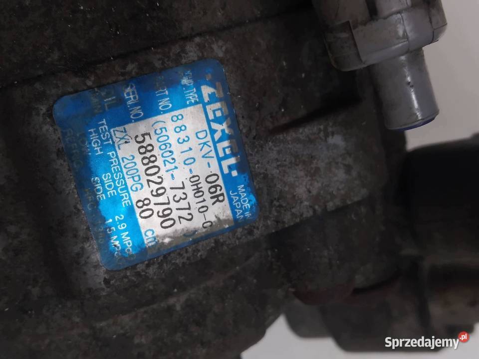 SPRĘŻARKA KLIMATYZACJI 883100H010C 10 12V Rok produkcji 2005