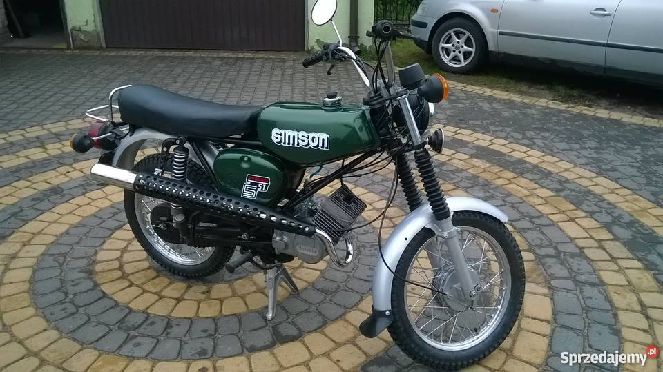 simson s51 elektronik zielony Simson Sierpc