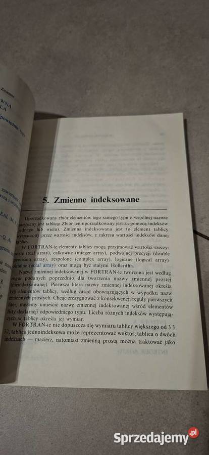 Programowanie w języku FORTRAN I wydanie Antykwariat Łęczyca