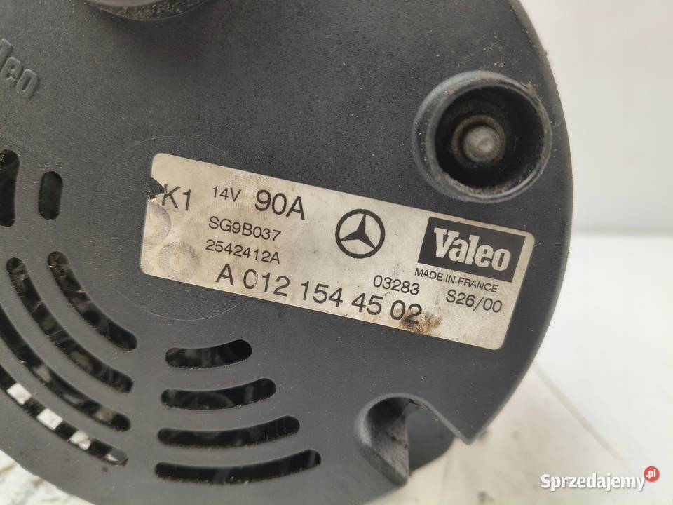 ALTERNATOR Mercedes W168 A140 A160 14 16 8V Chełm sprzedam