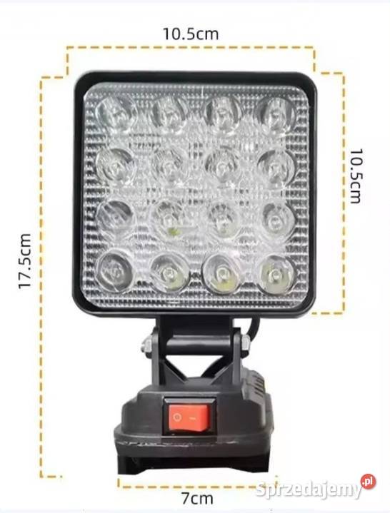 Lampa robocza do baterii Makita 18v adapter Bydgoszcz