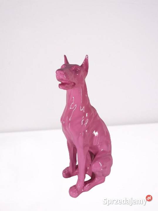 Dekoracja Figura Doberman wysoki połysk Warszawa sprzedam