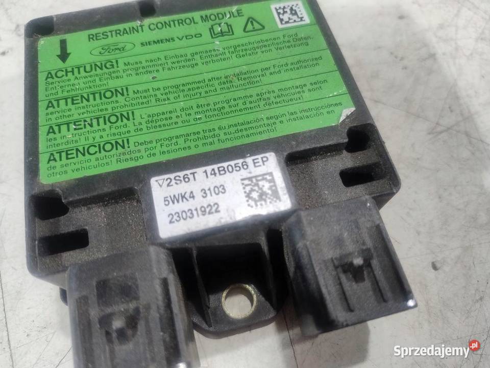 SENSOR AIR BAG AIRBAG FORD FIESTA MK6