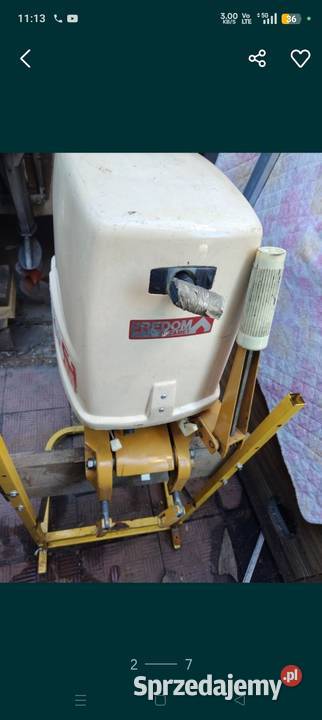 SPRAWNY PRAWIE NIE UŻYWANY SILNIK ZABURTOWY DE Łódź