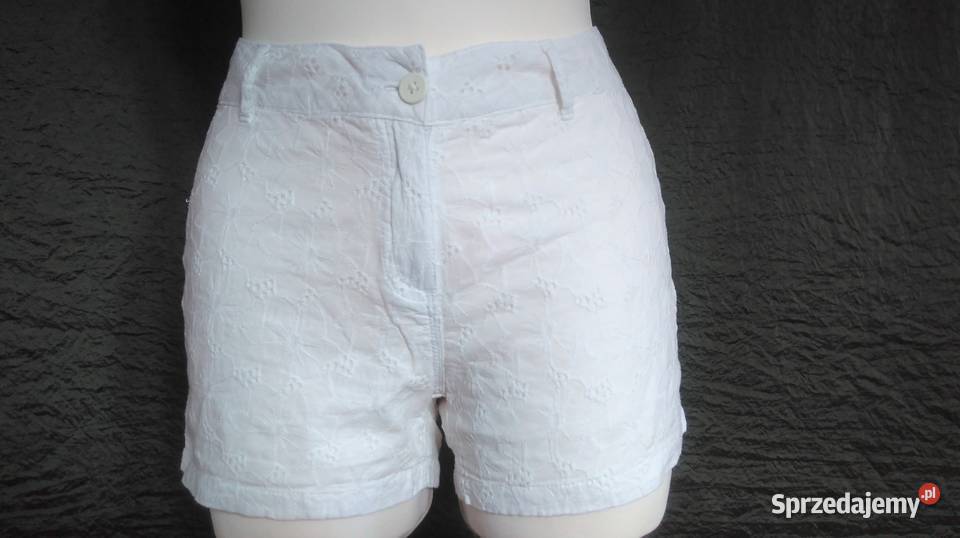 SPODENKI białe HAFT r 3638 damskie Bawełna NOWE Pozostałe Białystok