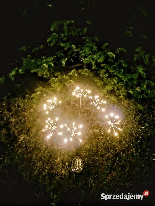 Nowa Lampka solarna LED 6główkowe kwiatki Blachownia
