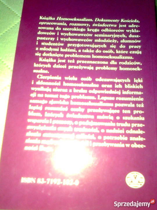 Homoseksualizmred Ks Tadeusz HUK Warszawa