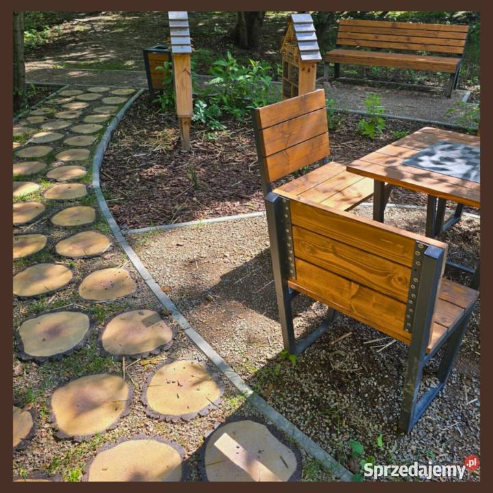 Plaster pnia betonowe drewno na chodnik ścieżkę Lublin