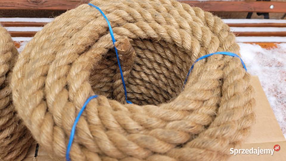 Lina jutowa 17mm 20m różne dlugosci lin 30m 50m Wrocław