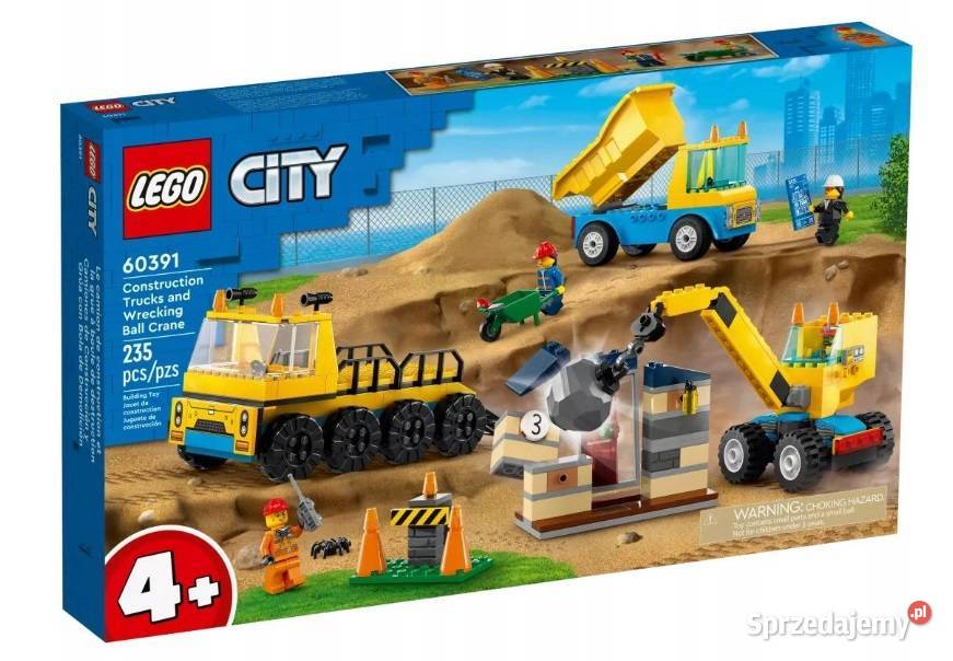 LEGO City 60391 Ciężarówki i dźwig z kulą Poznań